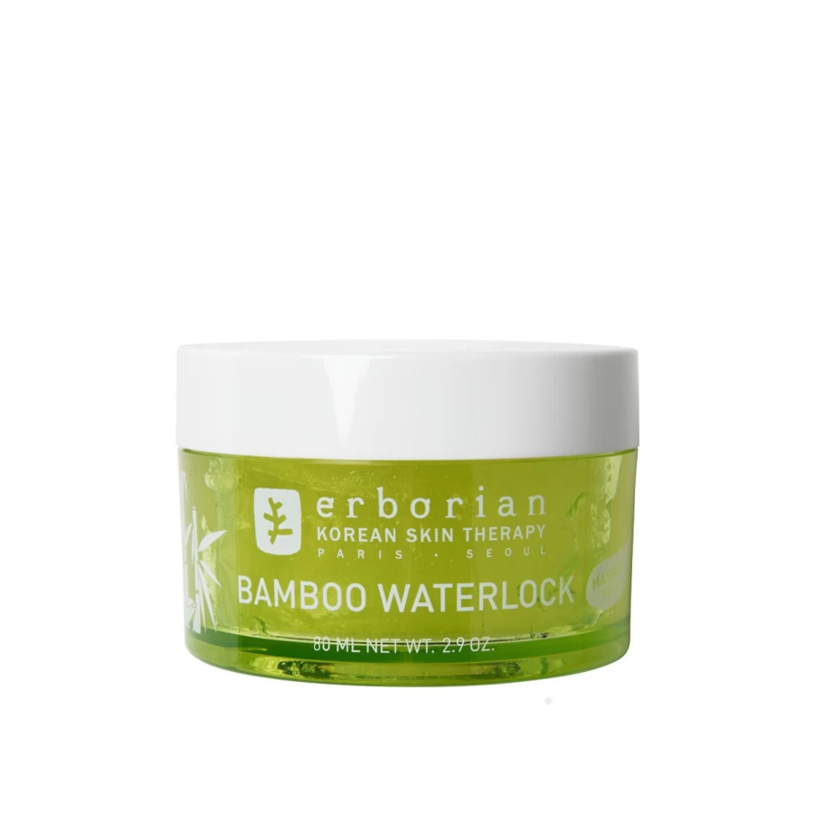 ERBORIAN Bamboo Waterlock Moisturizing Face Mask - Light Green, Natural Hydration & Skincare