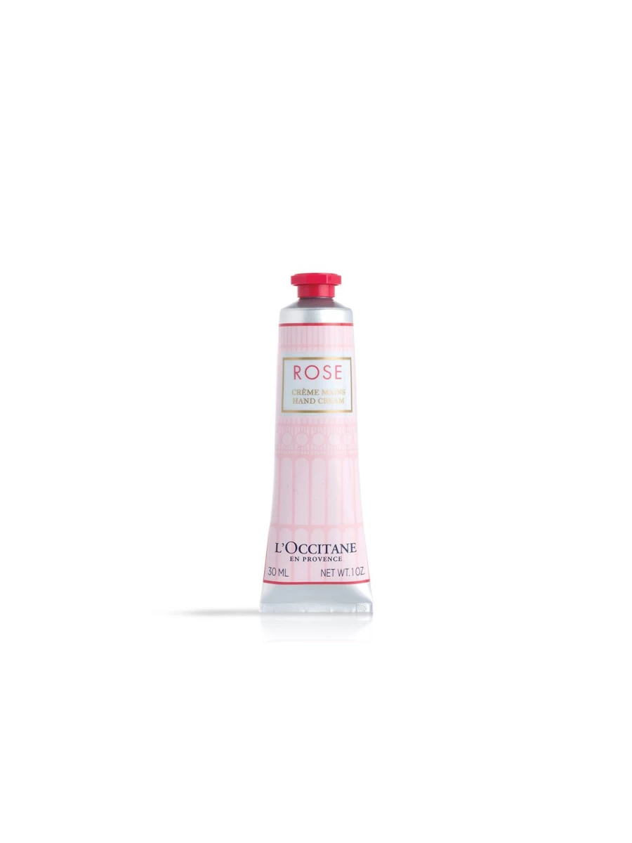 L'OCCITANE Rose Hand Cream 30ml - Transparent Moisturizing Formula for Soft Skin