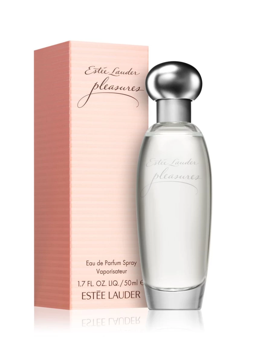 ESTÉE LAUDER Pleasures Eau de Parfum Spray for Women, 50ml, White Floral Fragrance, Luxury Perfume