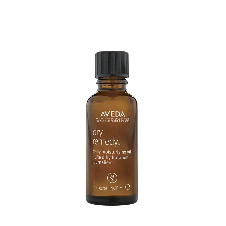 AVEDA Dry Remedy Daily Moisturizing Oil 30ml - Nourishing Scalp & Hair Treatment, Lightweight Brown Formula for Dry Hair