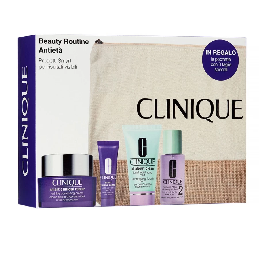 Clinique Smart Clinical Repair Anti-Aging Beauty Routine Set - Clinique Beige Skincare Collection