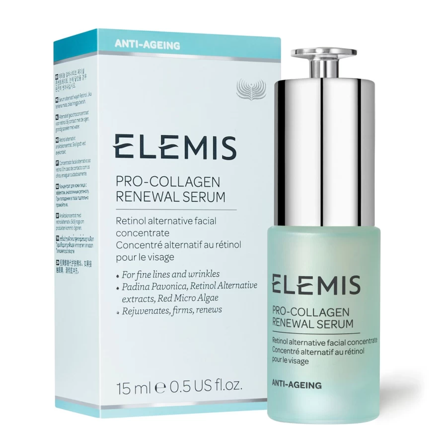 ELEMIS Pro-Collagen Renewal Serum - Anti-Aging Light Blue Facial Serum for Youthful Skin