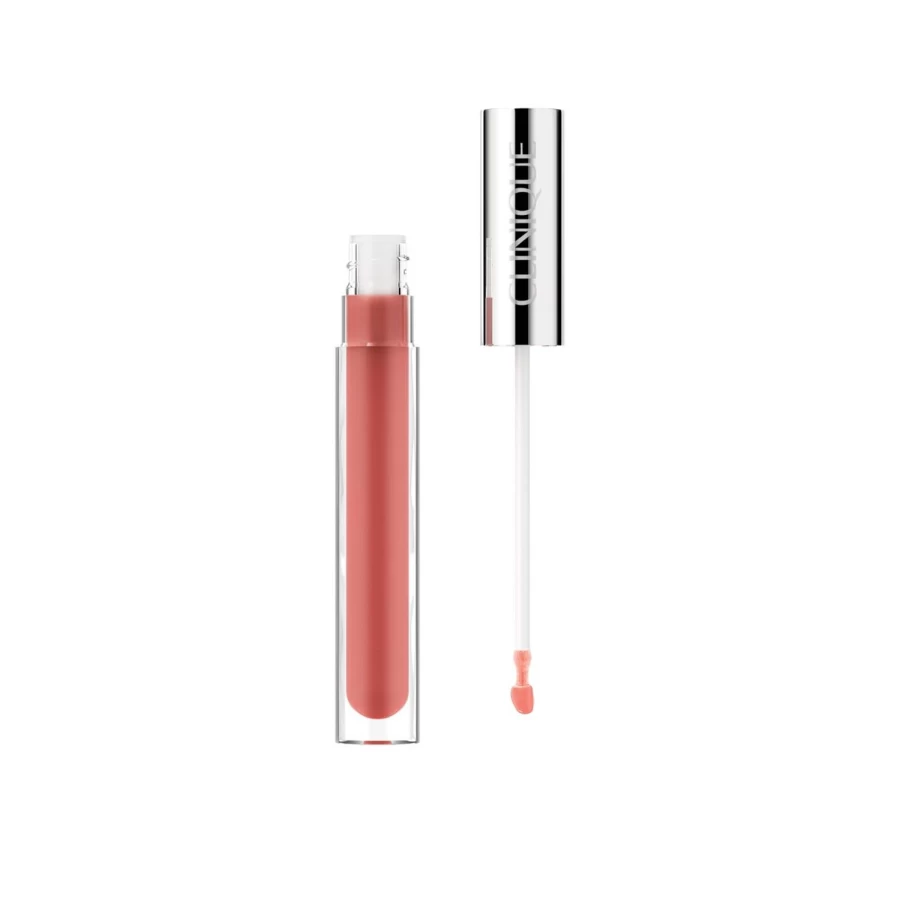 CLINIQUE Pop Plush Gloss - Pink Nude Kiss Hydrating Lip Gloss
