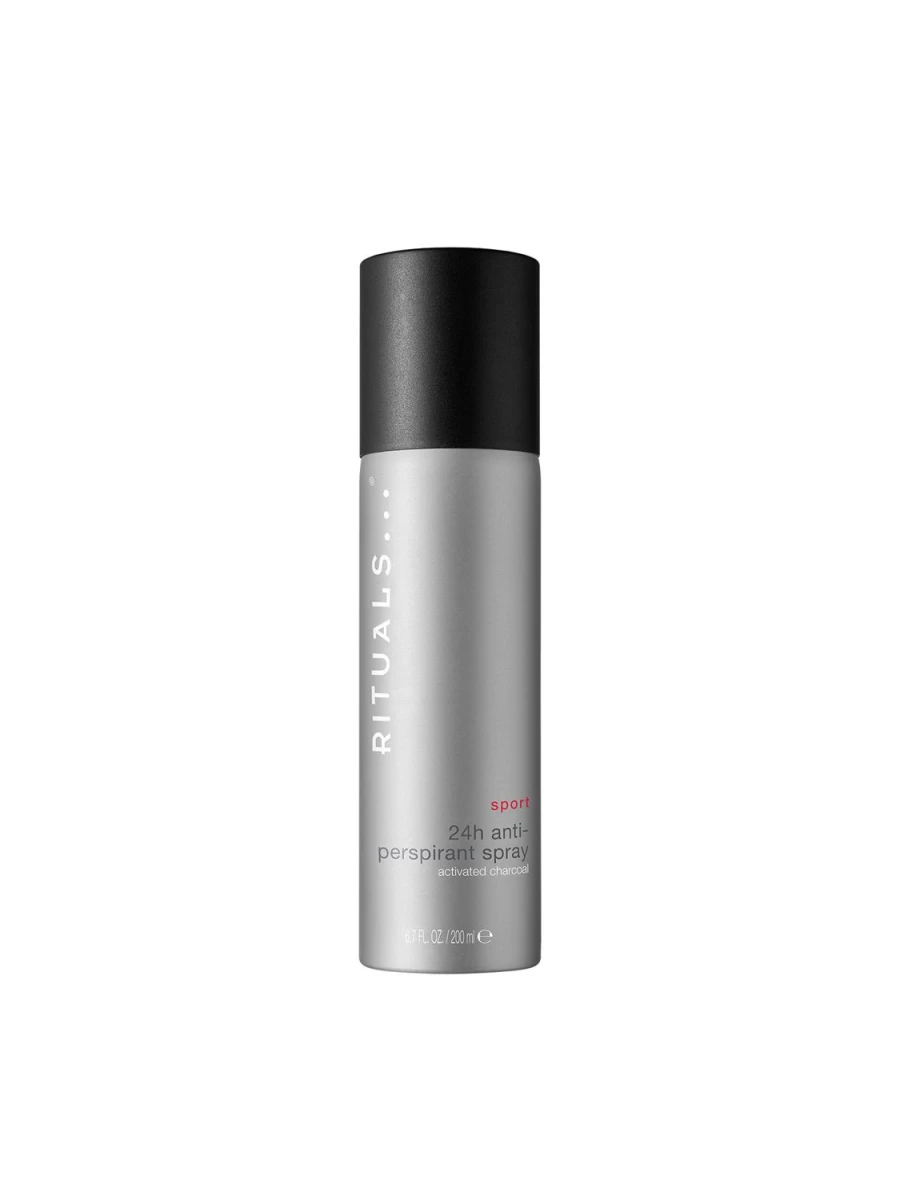 RITUALS Sport Anti-Perspirant Spray for Men - Grey, 24h Protection, Long-Lasting Freshness