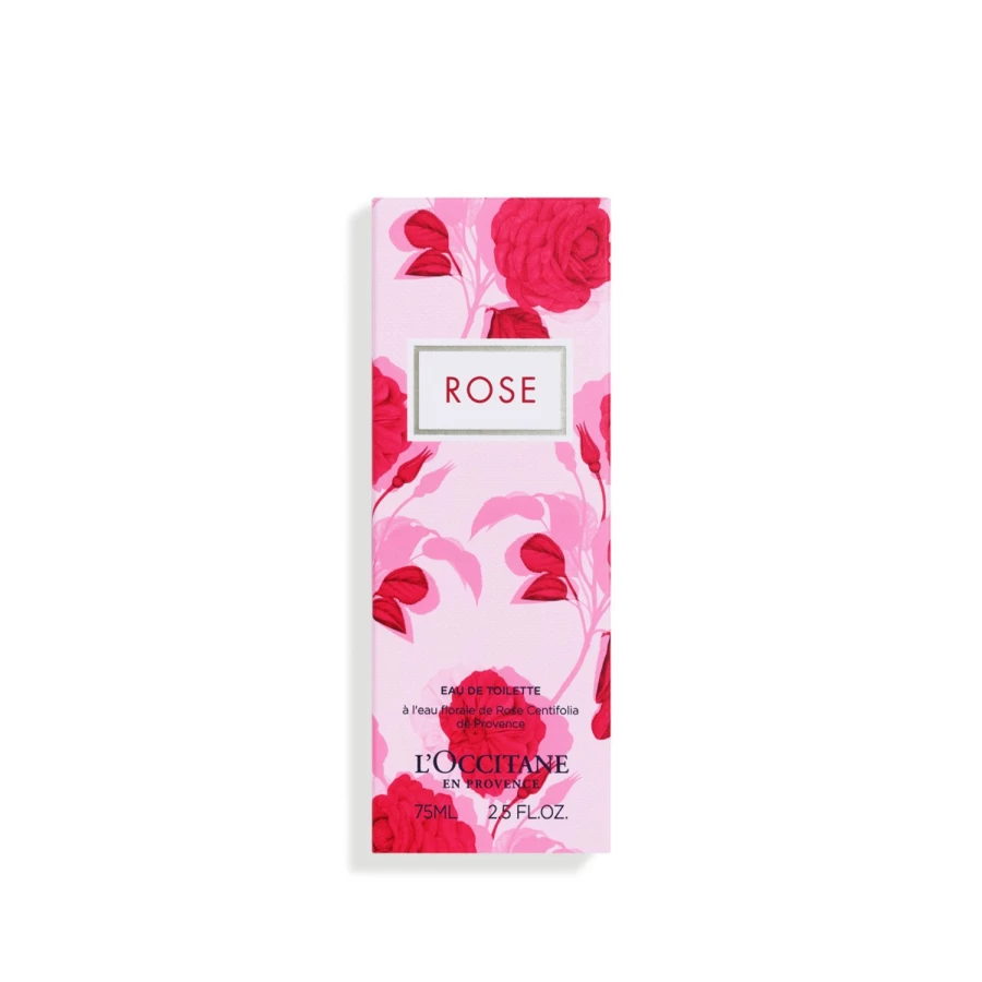 L'OCCITANE Eau De Toilette Rose Fragrance for Women - Floral Pink Scent Perfume